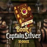 Book of Captain Silver slot logo by All41 Studios at ShelbyWin CasinoBook of Captain Silver