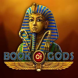 Logo of Book of Gods from BF Games at ShelbyWin Casino