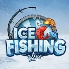 Ice Fishing Live by Evolution, showcased at shelbywinscasino.com – game logo