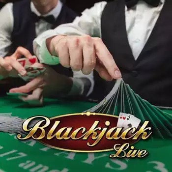 Live Blackjack slot visual from Evolution available on shelbywinscasino.com