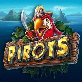 Pirots slot logo by ELK Studios at ShelbyWin CasinoPirots