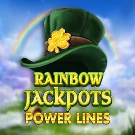 Rainbow Jackpots Power Lines online game logo by Red Tiger Gaming on shelbywinscasino.com
