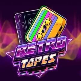 Retro Tapes slot logo by Push Gaming at ShelbyWin Casino