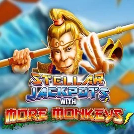 Stellar Jackpots with More Monkeys casino game by Lightning Box Game – featured logo at ShelbyWin Casino