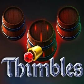 Thimbles slot logo by Evoplay at ShelbyWin CasinoThimbles